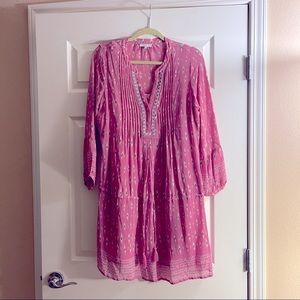 Joie Pink Silk Dress L